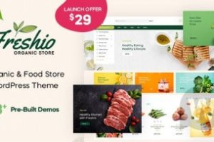 Freshio v2.1.8 – 有机食品和杂货店WordPress主题下载