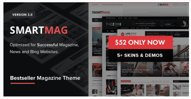 SmartMag v.10.3.2 –响应式 WordPress 杂志主题下载_芒果运营