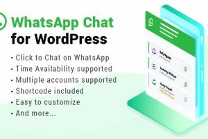 WhatsApp Chat WordPress v.3.6.4 在线沟通插件免费下载
