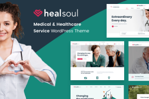 Healsoul v.1.7.4 – 医疗保健，家庭保健服务WP主题下载