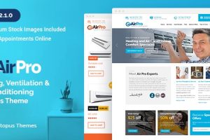 AirPro v2.6.12 | WordPress空调维修等商业主题下载