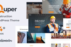 Quper v1.16 – 建筑与建筑WordPress主题下载