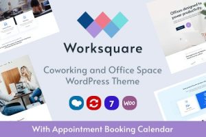 Worksquare v1.12 – 共享办公和办公空间 WordPress 主题下载