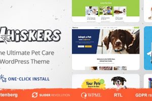 Whiskers v.1.1.5 – 宠物商店兽医诊所动物收养主题下载