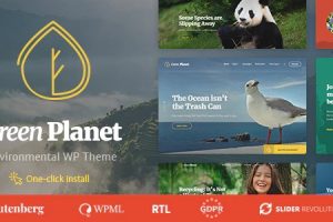 Green Planet v1.1.4 – 生态与环境WordPress主题下载