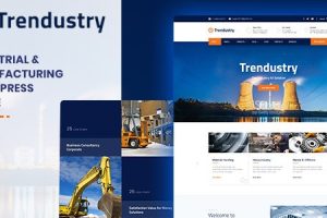 Trendustry v.1.1.2 –工业和制造WordPress主题下载