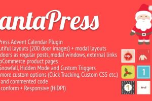 SantaPress v.1.6.0 – WordPress基督降临节插件和测验插件下载