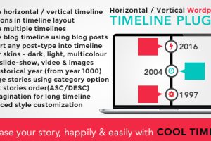 Cool Timeline Pro v.4.8.0 – WordPress 时间线插件下载