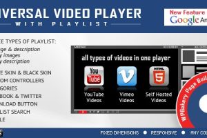 Universal Video Player for WPBakery Page Builder v3.2.1 视频播放器插件下载