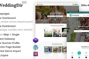 WeddingDir GPL v1.1.8 – 目录列表 WordPress 主题下载