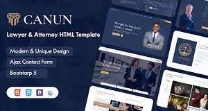 Canun v.1.0.5 – 律师和代理人 WordPress 主题下载