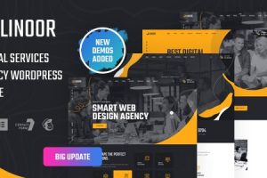 Linoor GPL v1.8 – 数字代理服务 WordPress 主题下载