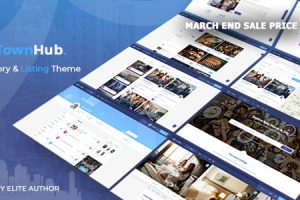 TownHub Theme GPL v.1.8.2 – 目录和列表导航 WordPress 主题下载