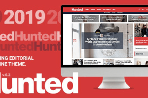 Hunted v8.0.4 – 浮动的社论杂志主题下载