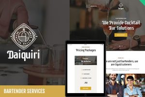 Daiquiri GPL v1.2.0 – 调酒师服务和餐饮 WordPress 主题下载