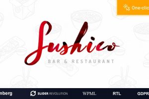 Sushico v1.0.9 – 寿司和亚洲美食餐厅主题下载