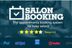 Salon Booking GPL v7.9.3 – WordPress预定插件下载