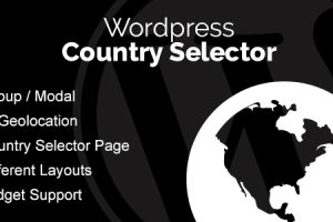 WordPress Country Selector GPL v.1.6.7 破解版插件下载