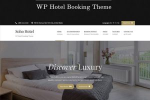 Soho Hotel Booking v4.2.0 – 酒店WordPress主题下载