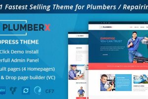Plumber v10.4 – 建筑和维修 WordPress 主题下载
