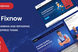Fixnow v.2.3 – 一个完美的水暖 WordPress 主题下载