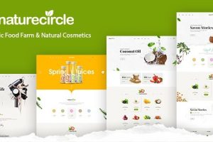 NatureCircle v.1.1.3 – WooCommerce WordPress GPL 的有机主题下载