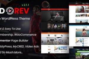 VidoRev v2.9.9.9.9.4 – 视频 WordPress 主题下载