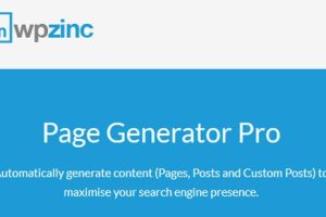 Page Generators Pro For WordPress 4.8.6 自动批量生成内容文章网页SEO插件下载