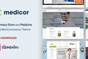 Medicor v.1.7.5 – 医疗诊所和药房 WooCommerce WordPress 主题下载