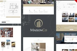 MaisonCo v2.0.0 – Single Property WordPress 主题下载