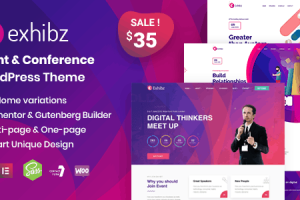 Exhibz v3.0.2 – 活动会议 WordPress主题下载