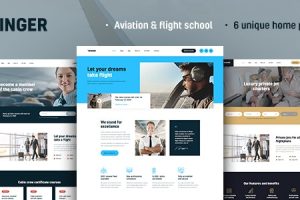Winger v1.0.8 – 航空与飞行学校 WordPress 主题下载