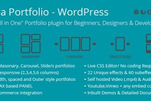 Ultra Portfolio v.6.4 – WordPress插件下载