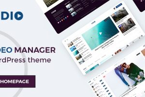 Vidio v1.4.4 – 视频管理器 WordPress 主题下载