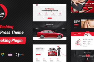 Aqualine v2.0.0 – 用预订系统洗车服务WordPress主题下载