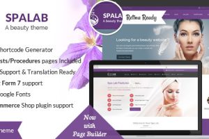 Spa Lab v.6.7 美容WordPress主题下载