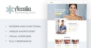 Accalia v.1.4.1 皮肤科诊所WordPress主题下载