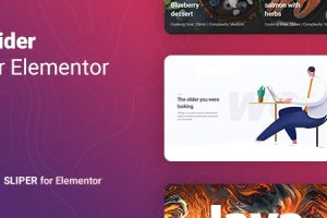 Sliper  v1.0.7 – Elementor的全屏滑块插件下载
