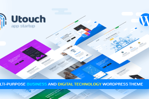 Utouch Startup v3.3.4 – 多用途商业和数字技术 WordPress 主题下载