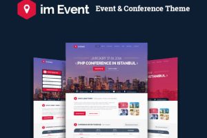 imEvent – Event & Conference WordPress Theme v.3.3.3 下载