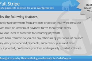 WP Full Stripe v.6.2.4 – WordPress 的订阅和支付插件下载