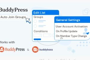 BuddyPress Auto Join Groups v.1.2.6 wordpress插件下载