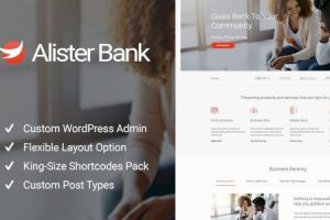 Alister Bank v.1.1.7 – 信用和银行金融 WordPress 主题免费下载