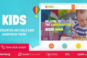 Kids v1.2.2 – 儿童日托和幼儿园WordPress主题及下载