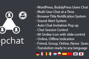 WordPress, BuddyPress Users Chat Plugin v2.0.4 插件下载