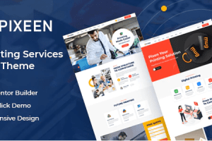 Pixeen v2.0.2 – 印刷服务公司 WordPress 主题 + RTL 下载