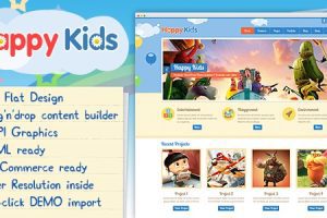 Happy Kids v4.0.4 – 儿童WordPress主题免费下载