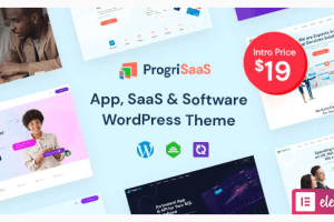 ProgriSaaS v1.1.11 – 创意着陆页WordPress主题下载