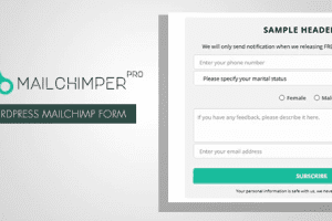MailChimper PRO v1.8.3.4 – WordPress MailChimp 注册表单插件下载