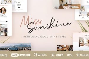 Miss Sunshine v.1.1.2 – 生活方式与美容女性博客主题下载